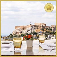 Rooftop bar Athens Tudor Hall Restaurant