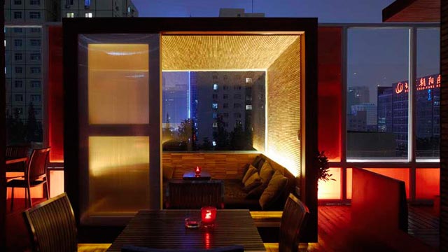 Rooftop bar Q Bar in Beijing