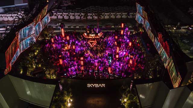 Rooftop bar SkyBar in Beirut