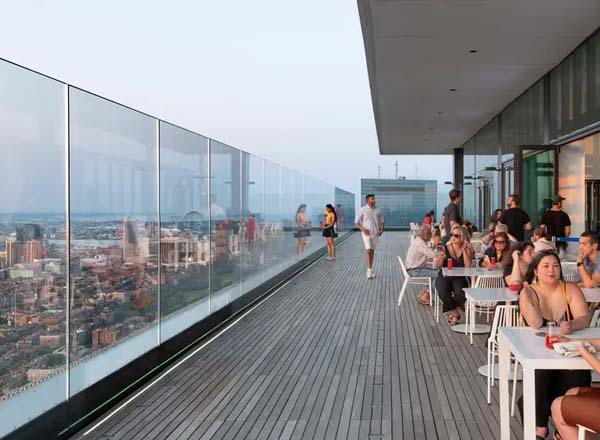 Rooftop bar Stratus at View Boston in Boston