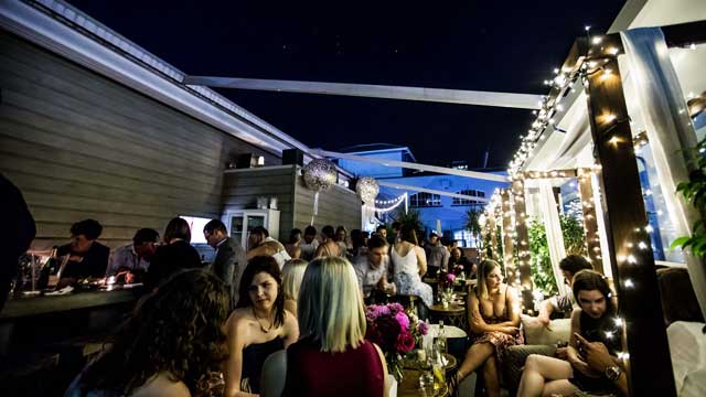 Rooftop bar Elixir Rooftop Bar at Next in Brisbane