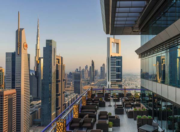 Rooftop bar Level 43 Sky Lounge in Dubai