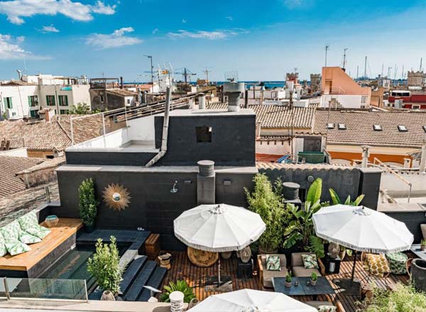 Rooftop bar Beatnik Palma by Puro in Palma