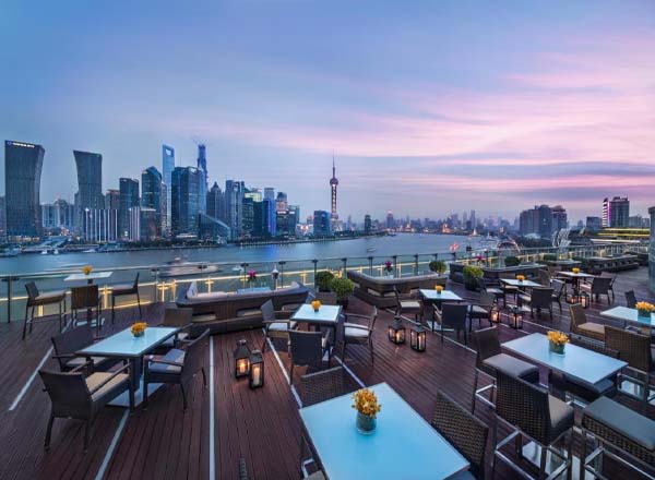Rooftop bar TOPS at Banyan Tree in Shanghai