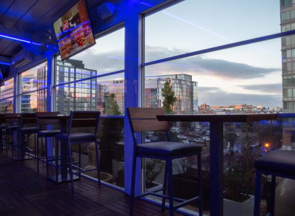 Rooftop bar Over Under Sportsbook Rooftop Lounge in Washington DC