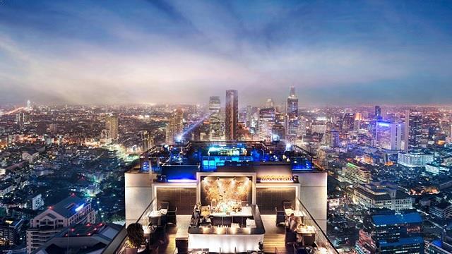 Rooftop brunch Bangkok