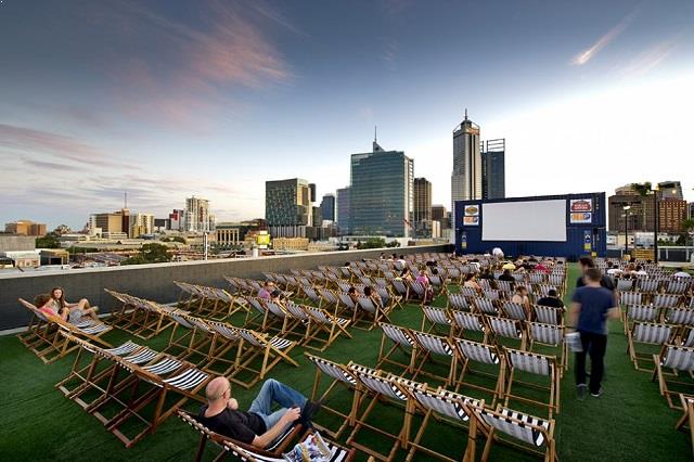 Rooftop cinema Perth