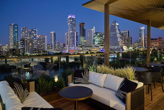 Best rooftop bars in Austin