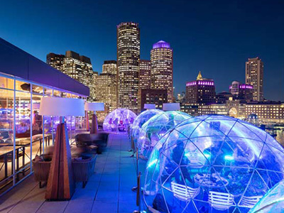 Rooftop Bars with Igloos