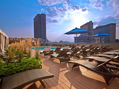 Rooftop pools Boston