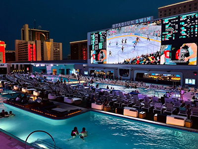 Rooftop pools Las Vegas