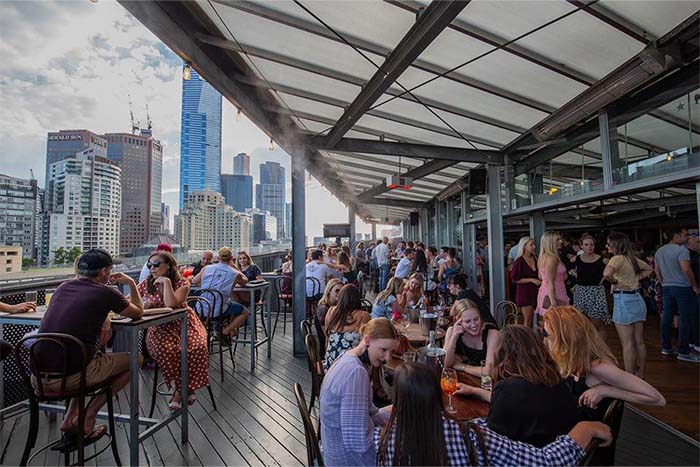Best rooftop bars in Melbourne