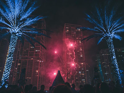 Rooftop New Year's Eve in Miami