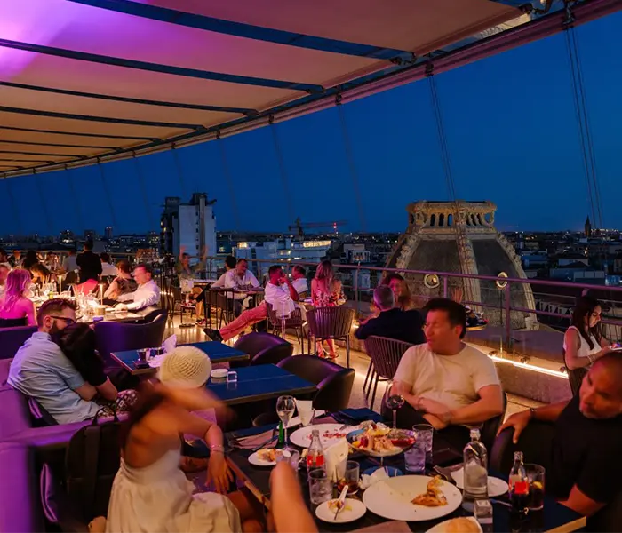 Rooftop Restaurants Milan