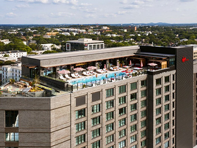 Rooftop pools Nashville
