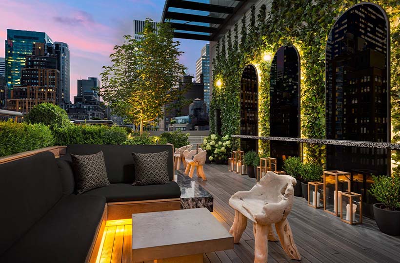 Rooftop hotels NYC