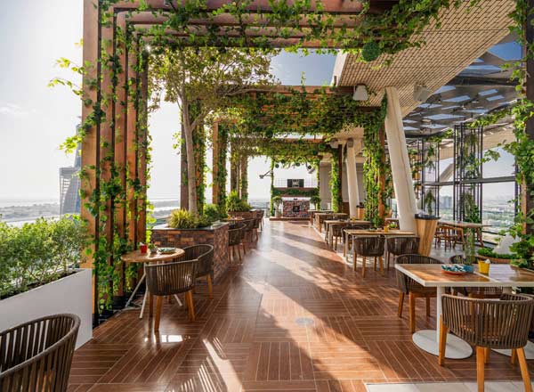 Rooftop bar Brick Rooftop Kitchen & Bar in Abu Dhabi
