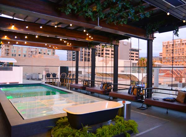 Rooftop bar Nineteen Ten in Adelaide