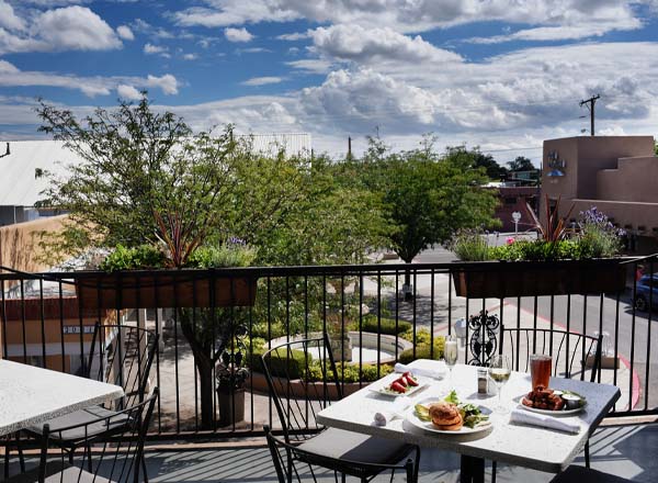 Rooftop bar Seasons Rotisserie and Grill in Albuquerque