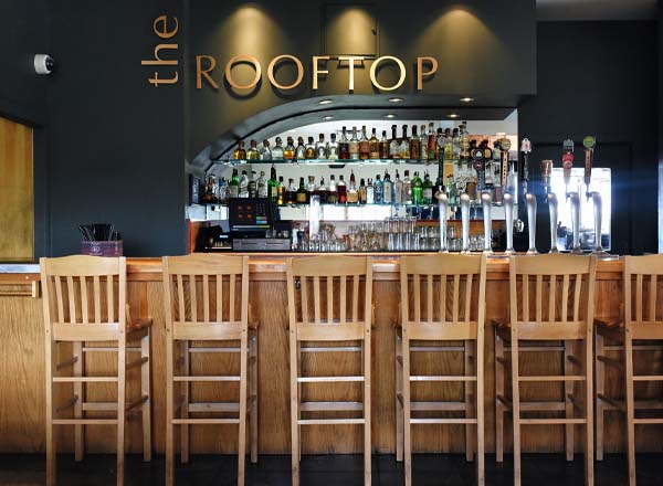 Rooftop bar Seasons Rotisserie and Grill in Albuquerque