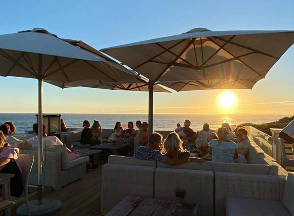Rooftop bar Maria's Restaurant & Beach in Algarve