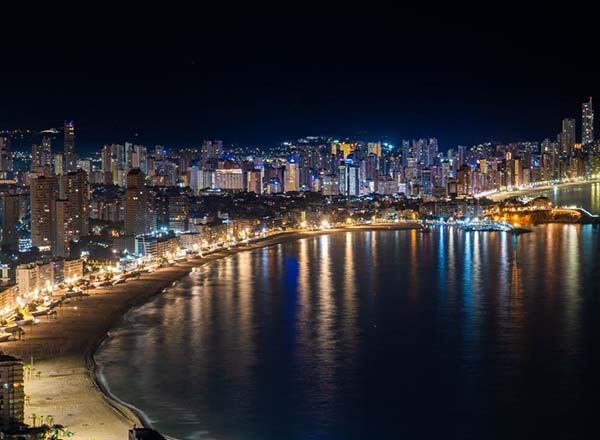 Rooftop bar Sky Bar Benidorm in Alicante