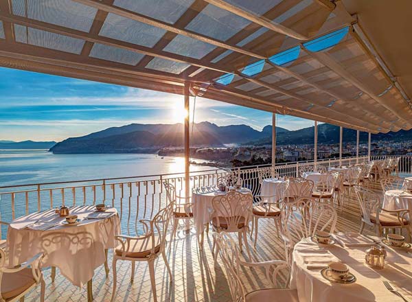 Rooftop bar Calypso at Belair Hotel Sorrento in Amalfi Coast