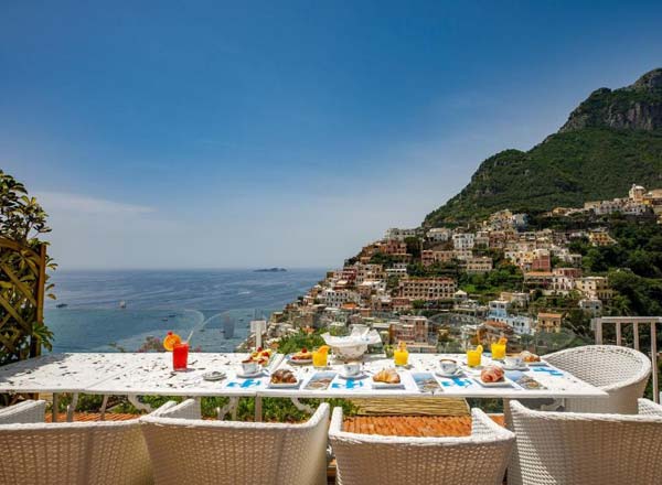 Rooftop bar Villa Fiorentino Positano in Amalfi Coast