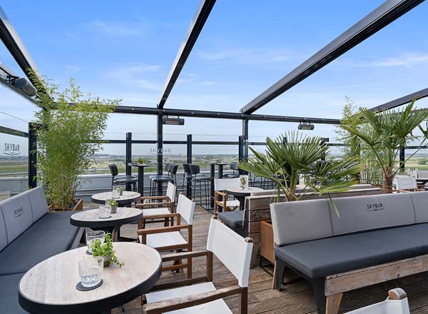 Rooftop bar Mondi SkyBar in Amsterdam