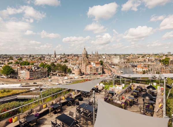Rooftop bar SkyLounge Amsterdam in Amsterdam