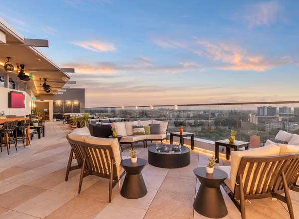 Rooftop bar Anaheim Parkestry Rooftop Bar in Anaheim