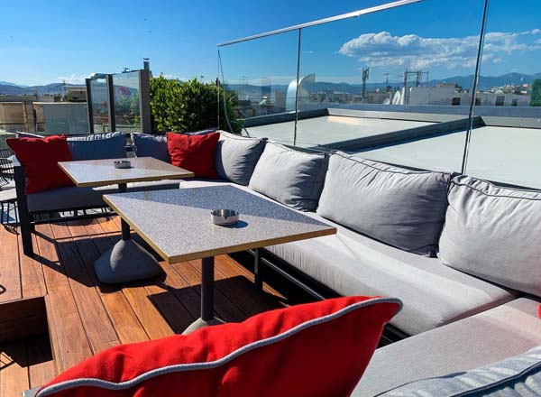Rooftop bar A for Athens in Athens