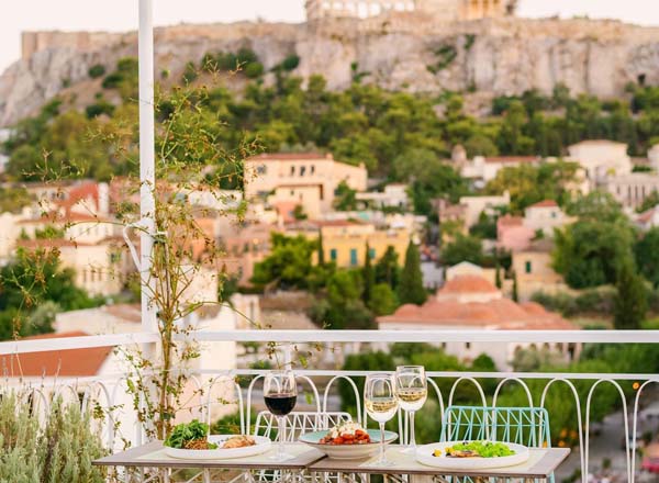Rooftop bar Anglais Athens in Athens