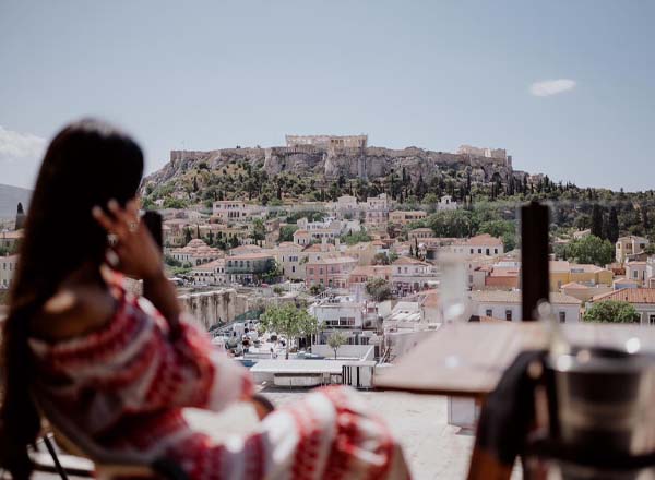 Rooftop bar Attic Urban Rooftop in Athens