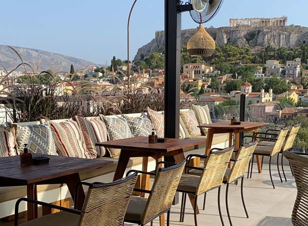 Rooftop bar Attic Urban Rooftop in Athens