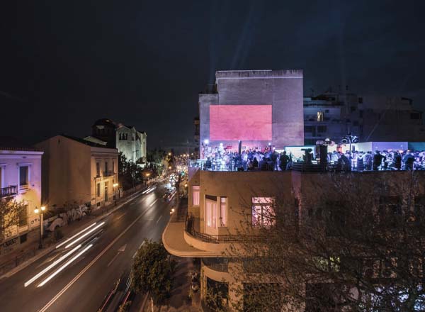 Rooftop bar BIOS in Athens