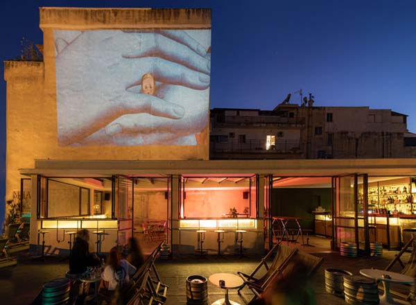 Rooftop bar BIOS in Athens