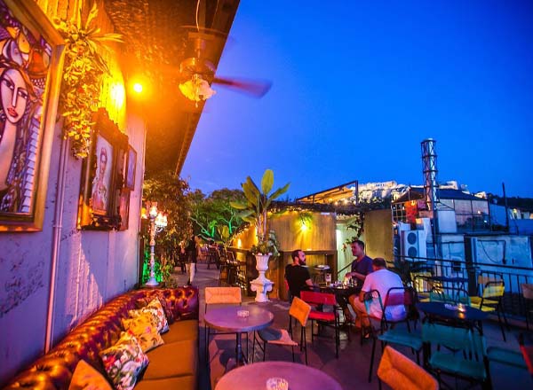 Rooftop bar Buena Vista Social Bar in Athens
