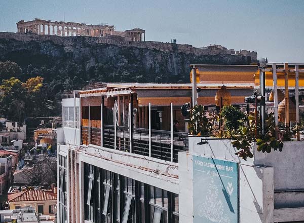 Rooftop bar Ciel Athens in Athens