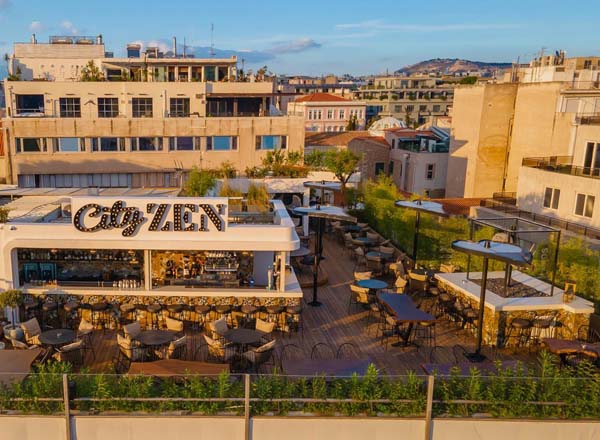 Rooftop bar City ZEN Athens in Athens