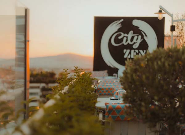 Rooftop bar City ZEN Athens in Athens