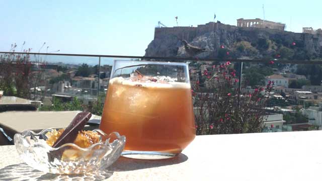 Bar en la azotea Electra Metropolis Roof Garden en Atenas