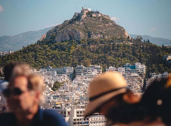 Rooftop bar Metropolis Roof Garden in Athens