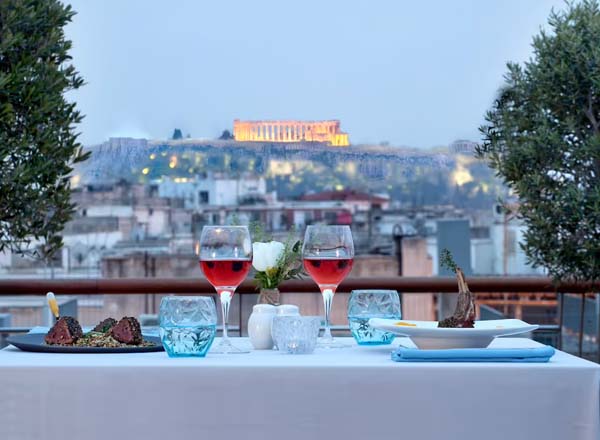 Rooftop bar Sky Lounge Rooftop Dining Bar in Athens