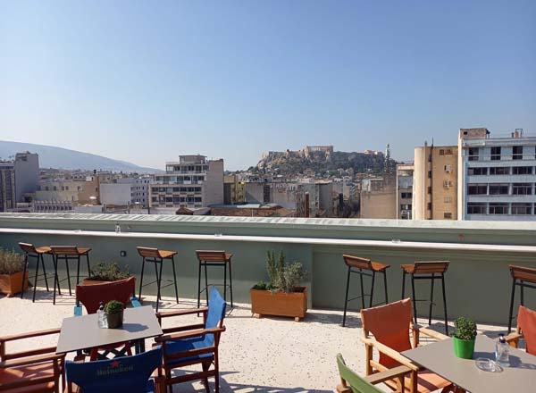 Rooftop bar Olympias, The Rooftop Bar in Athens