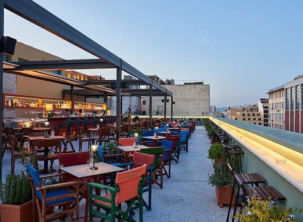 Rooftop bar Olympias, The Rooftop Bar in Athens