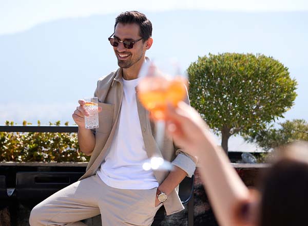 Rooftop bar Penthouse 21 at President Hotel in Athens