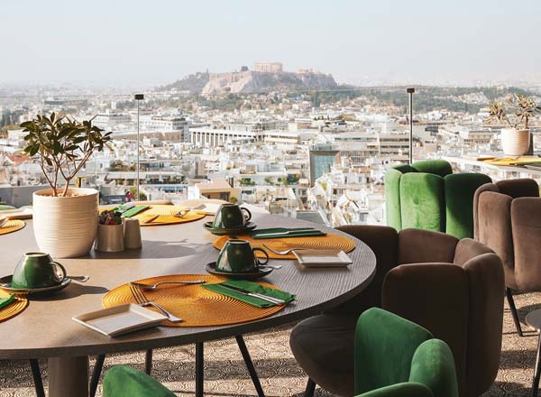 Rooftop bar Rooftop at St. George Lycabettus in Athens
