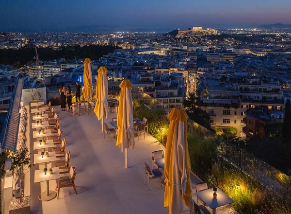 Rooftop bar Rooftop at St. George Lycabettus in Athens