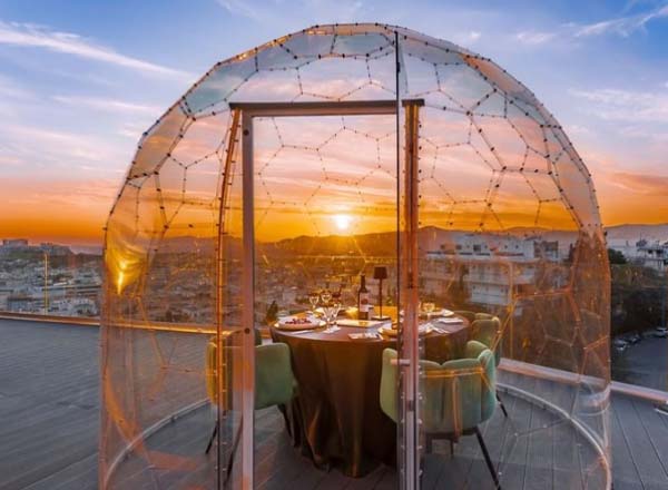 Rooftop bar Rooftop at St. George Lycabettus in Athens